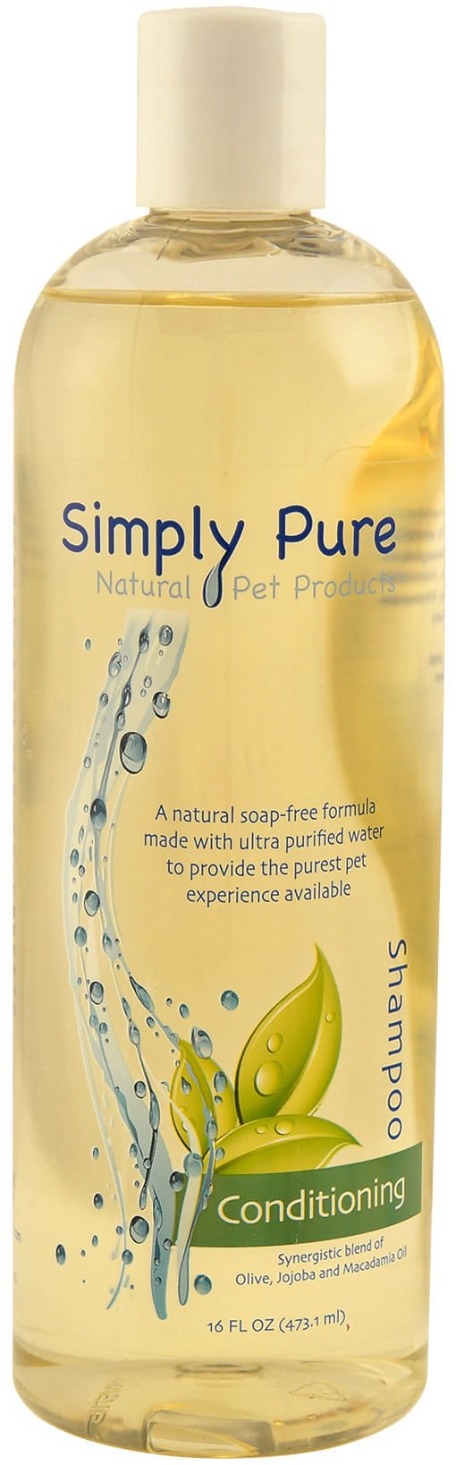 Simply Pure Pet Shampoo – Moisturizing White Tea Formula for Dry Skin & Long Hair - DAVSI - 16 oz - 1
