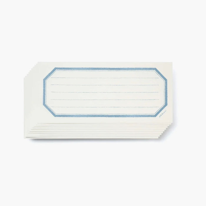 Single Note - Lined - Blue Grey
