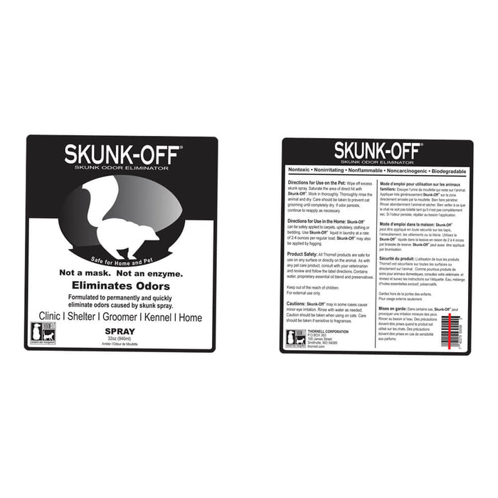 Skunk - Off Odor Eliminator, 32 oz, Spray Trigger Bottle - 013THL02-32 - 32 oz - 6
