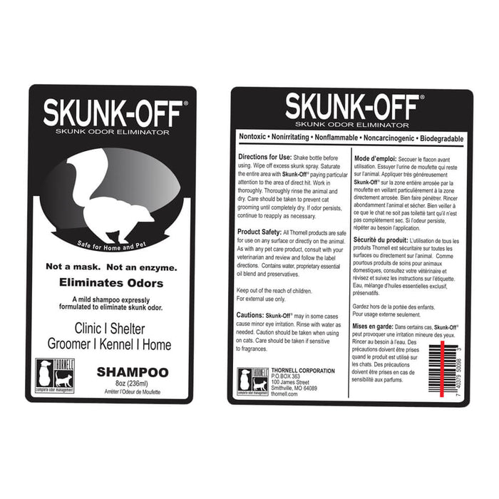 Skunk - Off Skunk Odor Eliminator Shampoo & Spray for Dogs, Cats, Clothing & Furniture - 013THL01-8 - 8 oz - 2