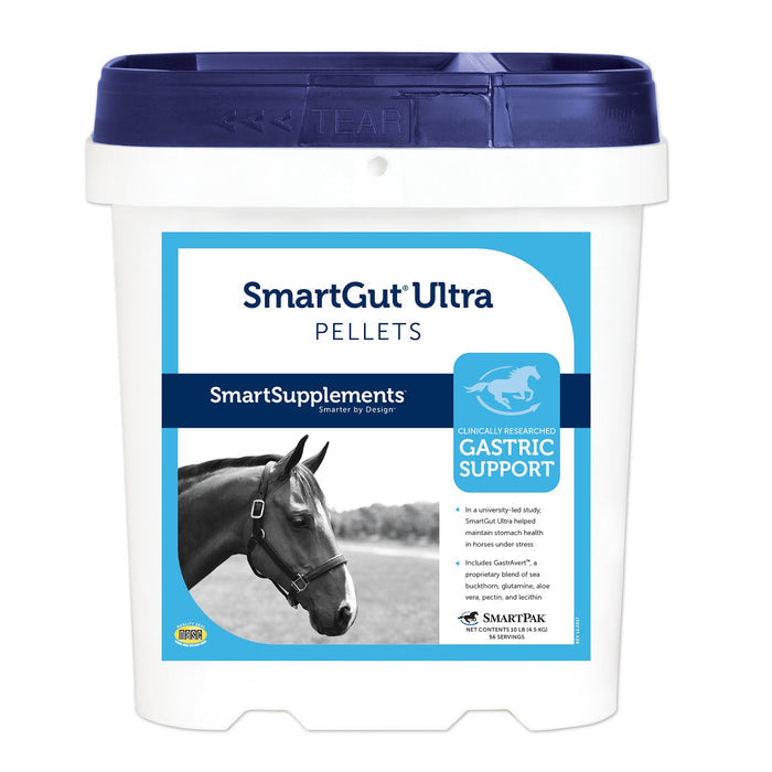 SmartEquine SmartGut Ultra Pellets - SMAG - 10 lb Bucket - 5