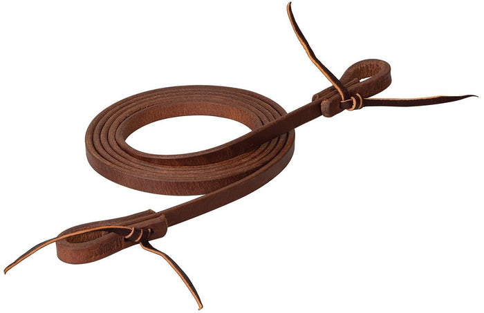 Smarty x Synergy Heavy Harness Leather Roper Rein with Loop End - WLCO2 - 1