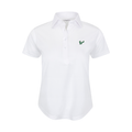 South Florida Women's Cap Sleeve Semi Spread Polo White