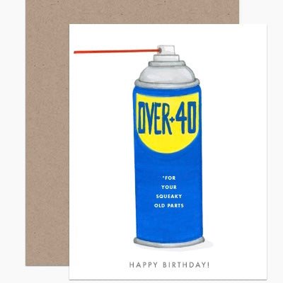 Squeaky Parts Over 40 Card