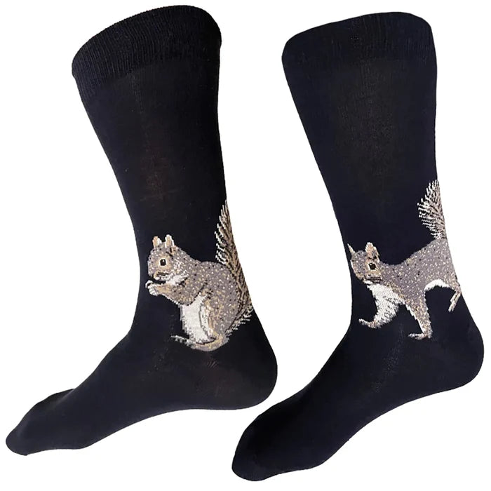Squirrel Socks | Navy