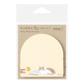 Sticky Notes Cat and Book