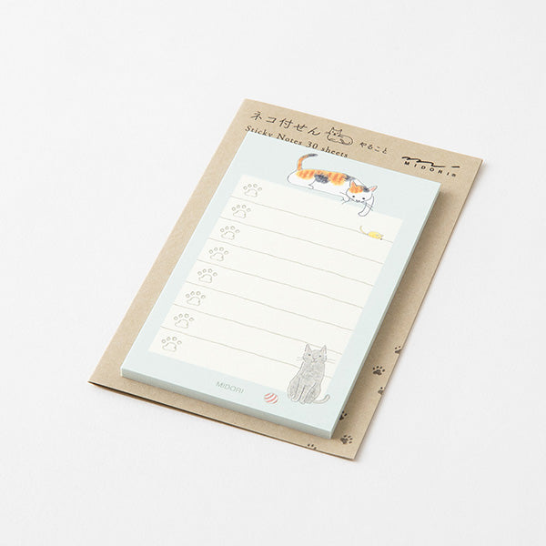 Sticky Notes Cats, Ball & List