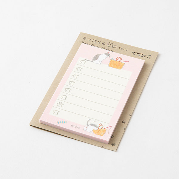 Sticky Notes Cats, Basket & List