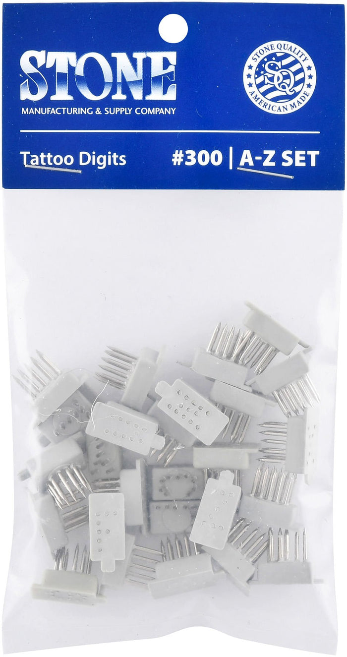 DUPLICATE - STL3 - Stone 300 Tattoo Letters, A - Z Set - STL3-DUPE - 2