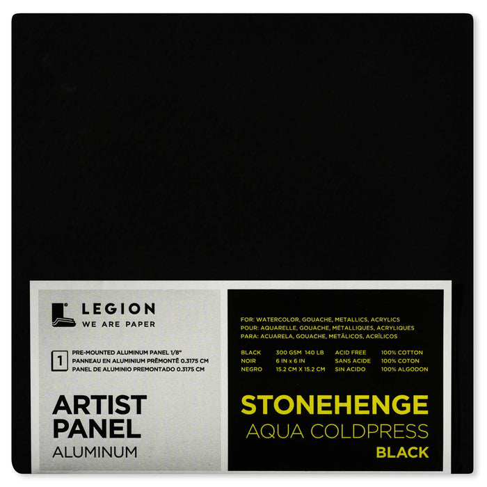 Stonehenge Aqua Black Aluminum Artist Panels