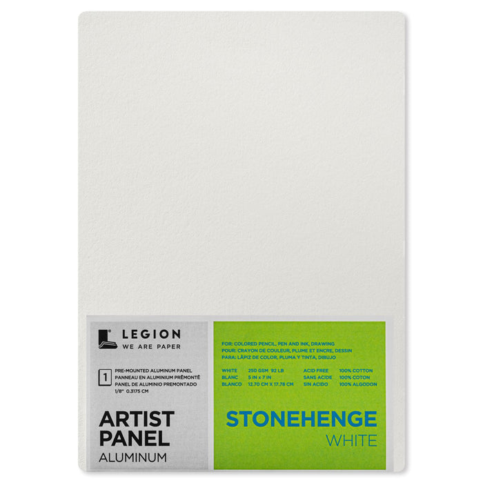 Stonehenge White Aluminum Artist Panels