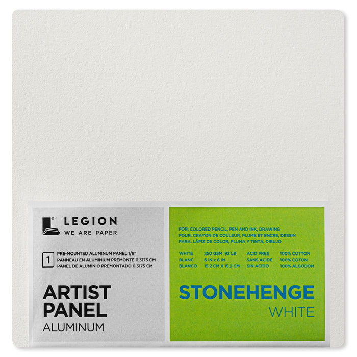 Stonehenge White Aluminum Artist Panels