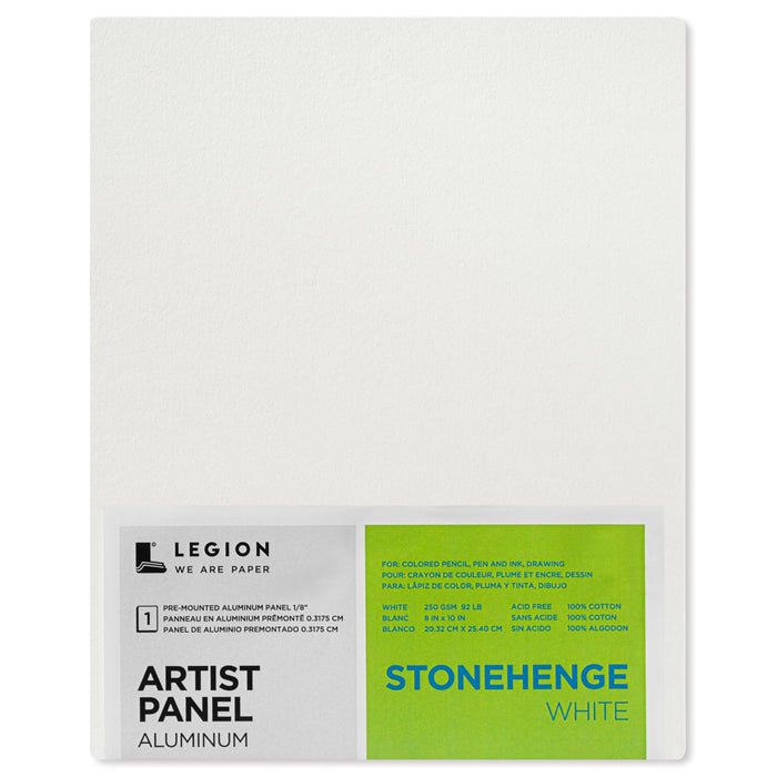 Stonehenge White Aluminum Artist Panels