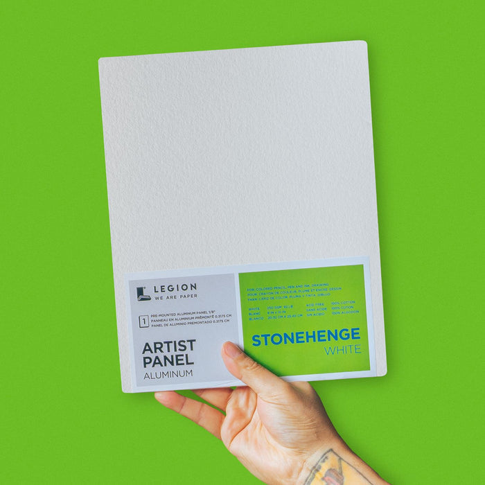 Stonehenge White Aluminum Artist Panels