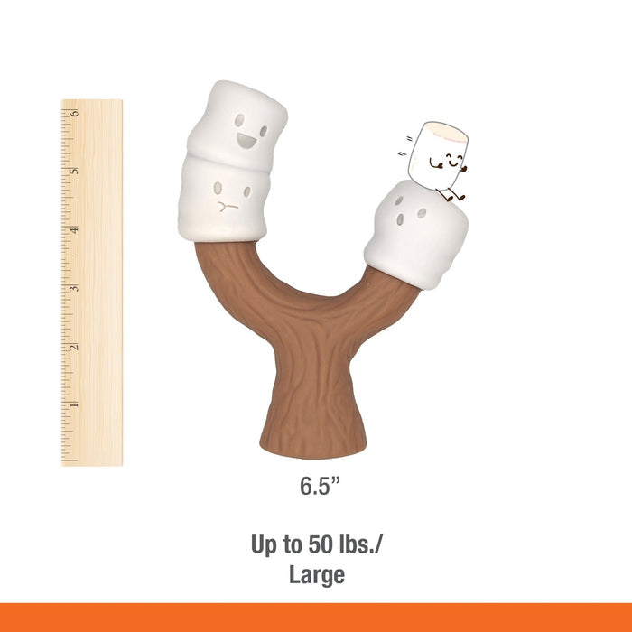 Strong Chew Marshmallow Stick Dog Toy, Marshmallow & Peanut Butter, Large/Giant, Up to 50 lbs. - N9ZU - Peanut Butter - Large/Giant - 5