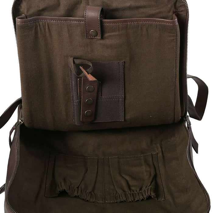 STS Westward Tooled Leather Women's Backpack - CCFL - Brown - 4