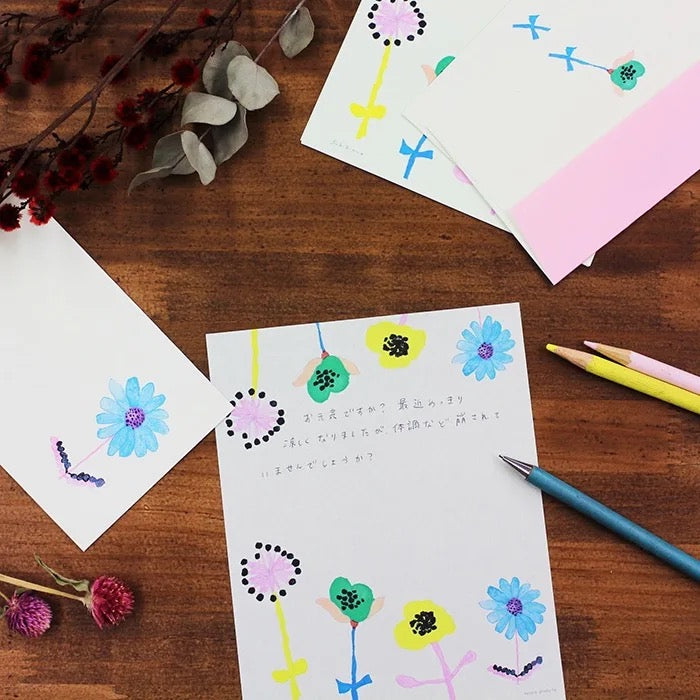 Subikiawa Hananokao Letter Set