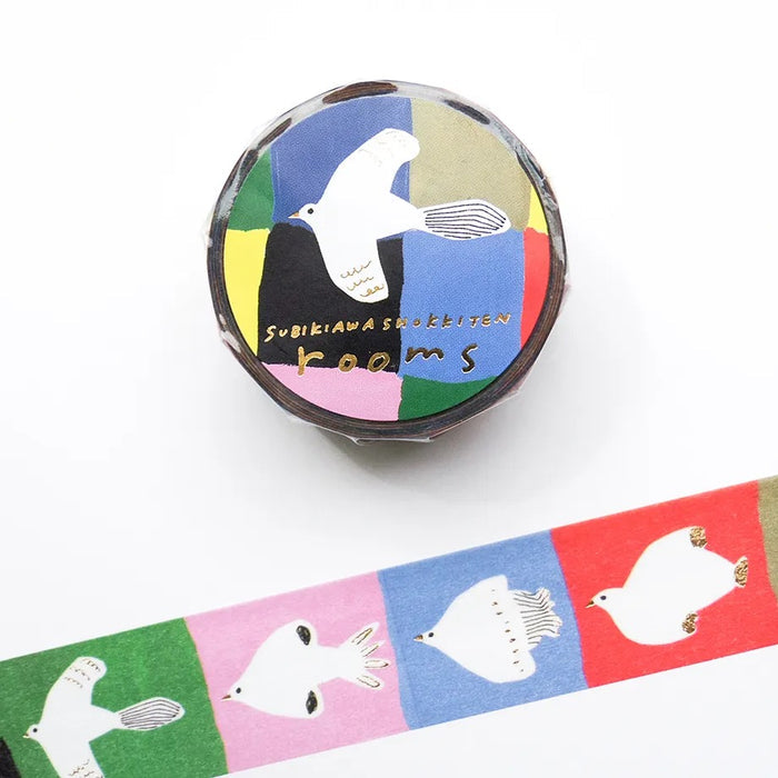 Subikiawa Rooms Foil Stamped Masking Tape