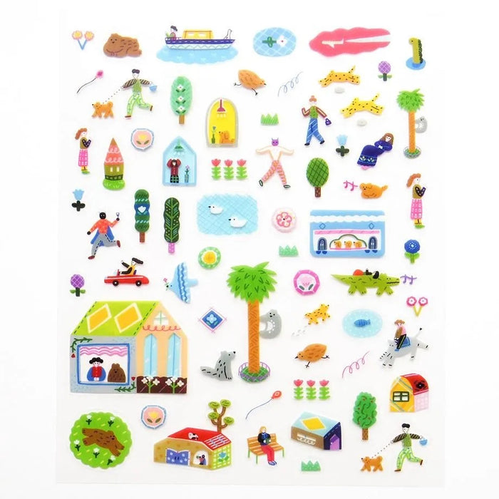 Suzuki Narumi One Day's Town Stickers