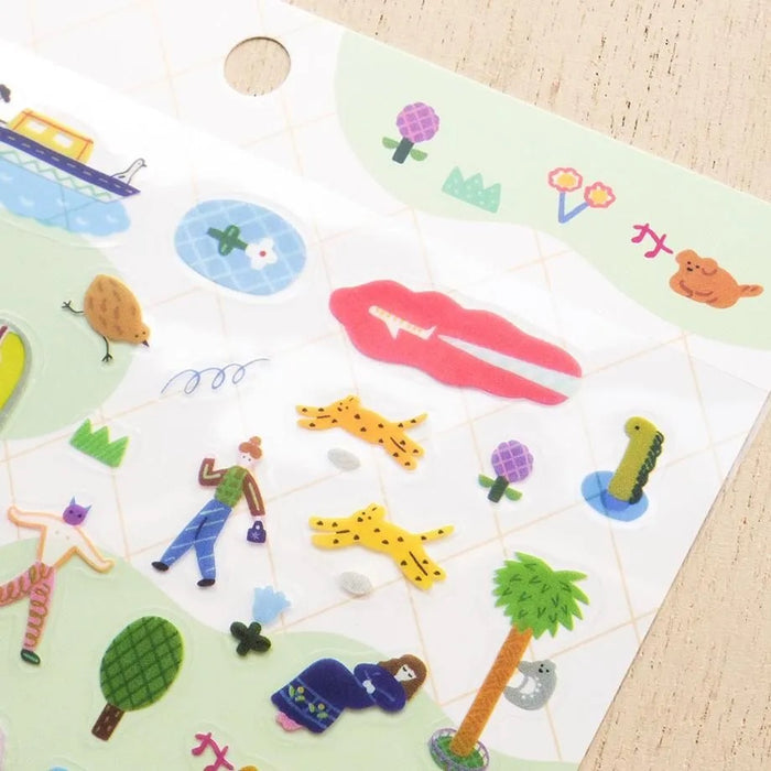 Suzuki Narumi One Day's Town Stickers