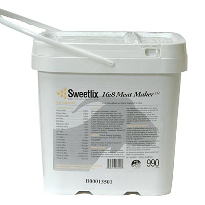 Sweetlix 16:8 Meat Maker Goat Mineral, 18 lb - 9E01 - 1