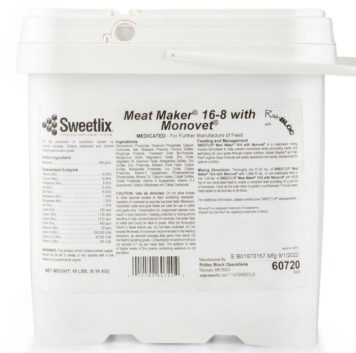 SWEETLIX Meat Maker Goat 16 - 8 with Monovet & RainBloc - 9E11 - 1