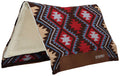 Synergy Flex Contoured Performance Saddle Pad, Merino Fleece Lined, 3/4"x33"x38", Firestorm - WLCKC - Red/Brown - 1