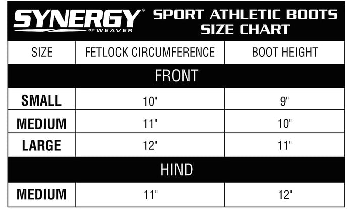 Synergy Sport Athletic Horse Sport Boots, Pair - WLCO6 - Small - Front - 3