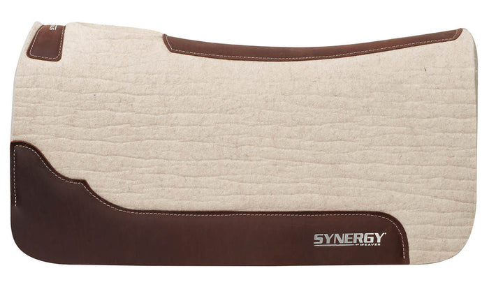 Synergy Steam Pressed 100% Merino Wool Felt Performance Saddle Pad - WLC2JJ - 31" x 32" x 1" - 4