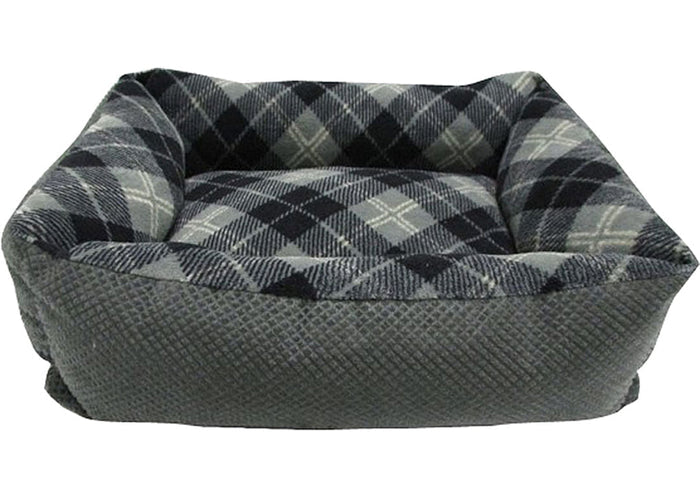 Tartan Plaid Small Pet Lounger (20"x15") Assorted - DK2M - 1