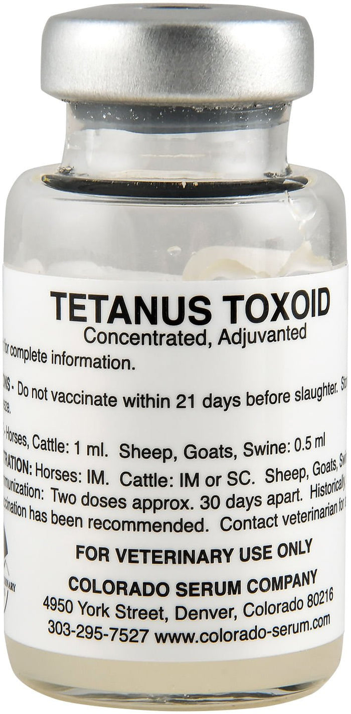 Tetanus Toxoid Concentrate Vaccine for Horses & Livestock - C8T4 - 10 Dose Vial - 4
