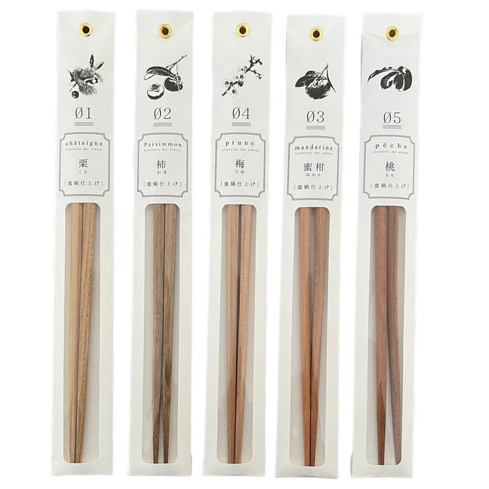 Tetoca Fruit Wood Chopsticks