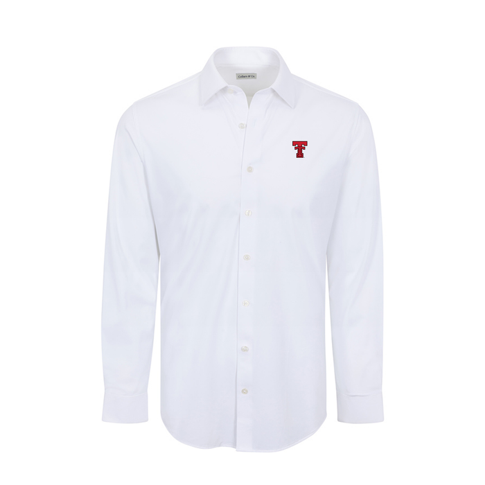 Texas Tech Apex Performance Dress Shirt White