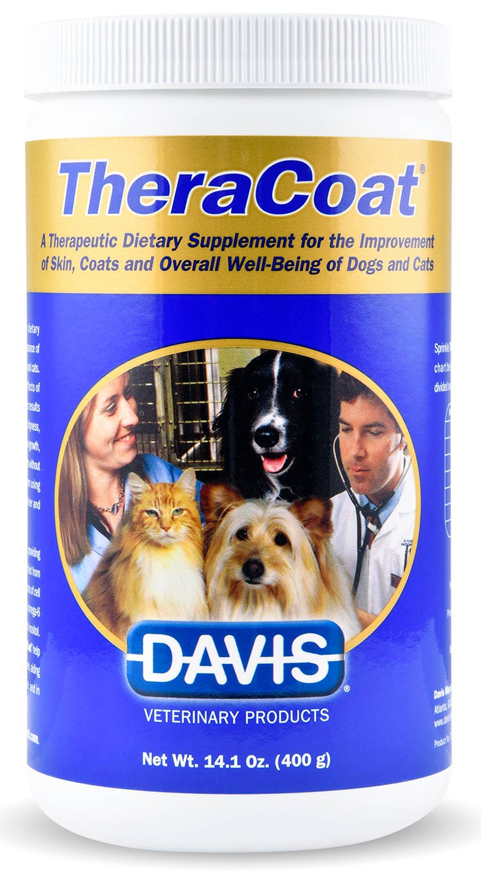 TheraCoat Skin & Coat Supplement for Dogs & Cats - DAVTA - 14.1 oz - 1