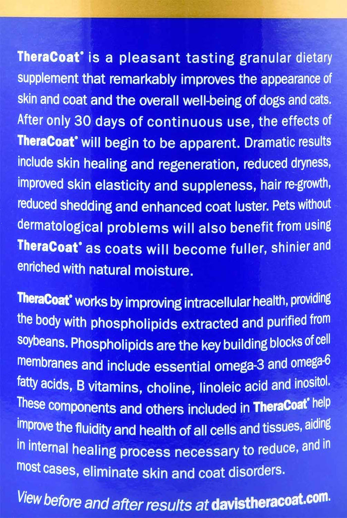TheraCoat Skin & Coat Supplement for Dogs & Cats - DAVTA - 14.1 oz - 3