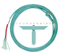 Thunderbird Nylon/Poly Team Ropes - Head & Heel Roping Ropes, Aqua - LR22B - 32 ft Head Rope - XXSoft - Aqua - 1
