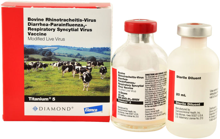 Titanium 5 Cattle Vaccine - A2G1 - 10 Dose - 1
