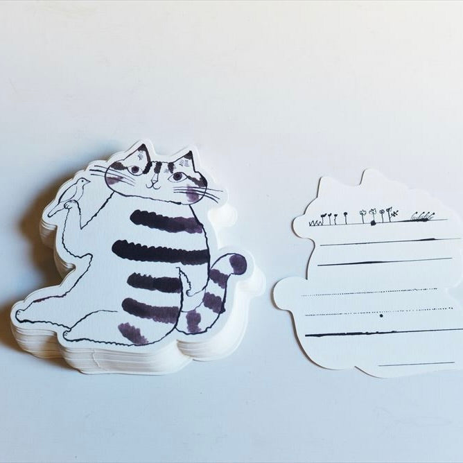 Toraneko Bonbon Cat Cutout Card (A)