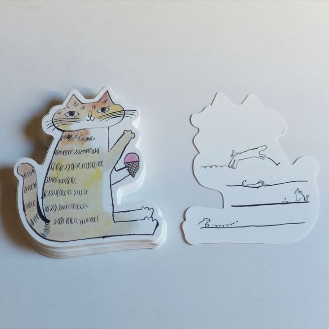 Toraneko Bonbon Cat Cutout Card (B)