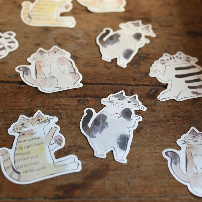Toraneko Bonbon Cat Cutout Card (D)