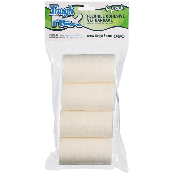 White / 4"W x 5 Yards / 4 Pack