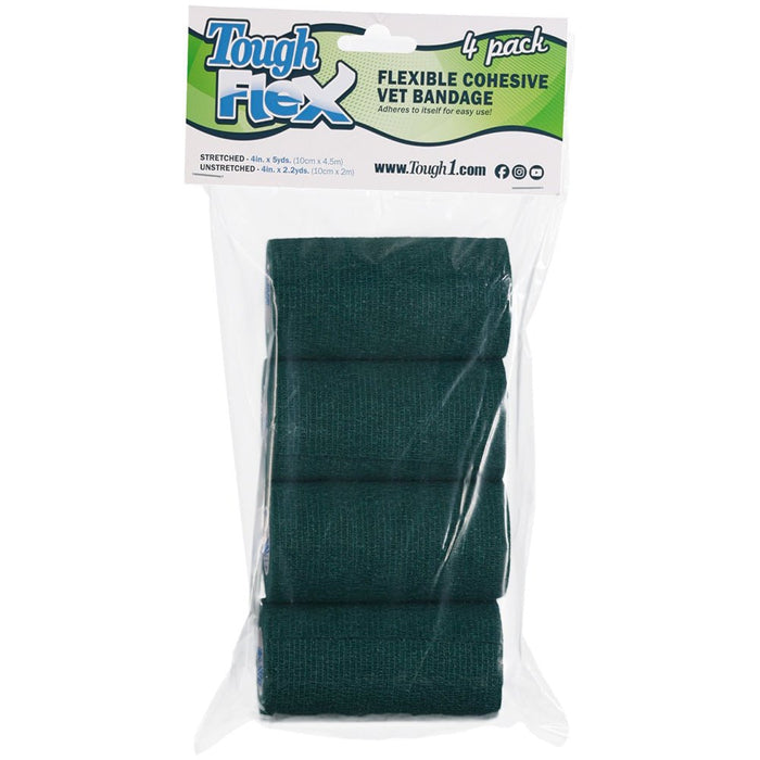 Green / 4"W x 5 Yards / 4 Pack