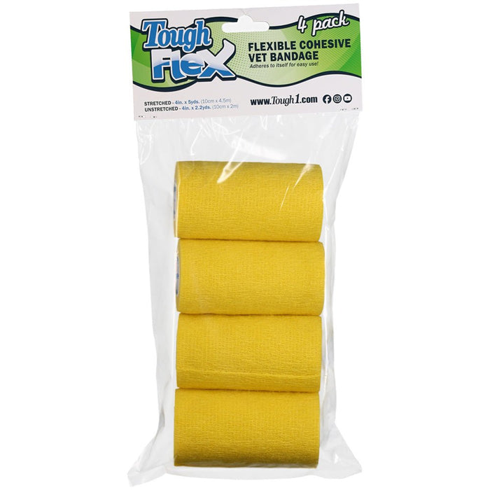 Yellow / 4"W x 5 Yards / 4 Pack