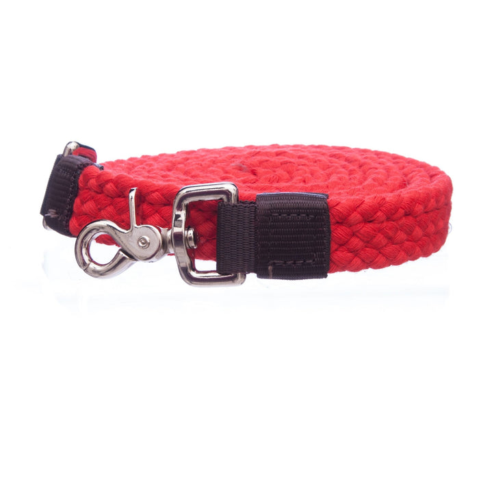 Tough1 Cotton Roping Rein, 7' - JTIBD - Black - 6