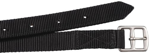 Tough1 EquiRoyal Heavy Nylon Stirrup Straps, Pair - JTIDC - Black - 4