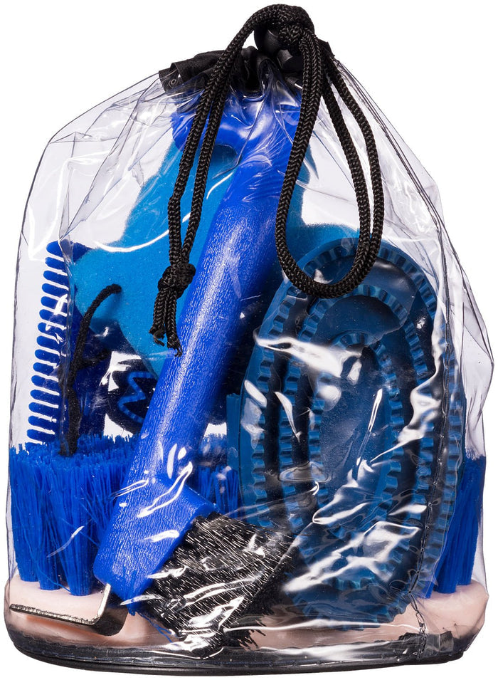 Tough1 Jr. Horse Grooming Kit, 6 Piece - JTIA1N - Blue - 4