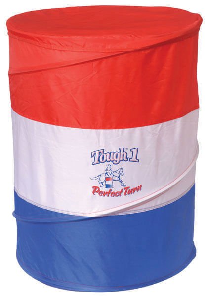Tough1 Perfect Turn Pop Up Barrel, Single - JTIRA - 1 Red/White/Blue Pop - Up Barrel - 1