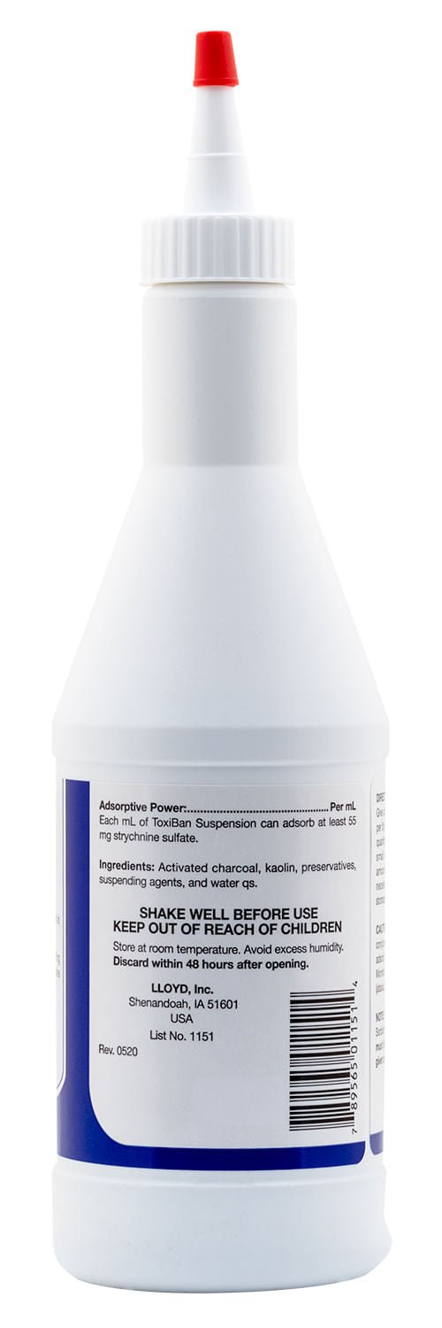 ToxiBan Charcoal - Kaolin Suspension, 240 mL - VMT1 - 2