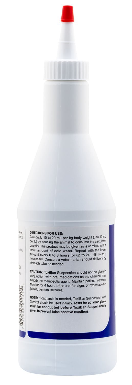 ToxiBan Charcoal - Kaolin Suspension, 240 mL - VMT1 - 3