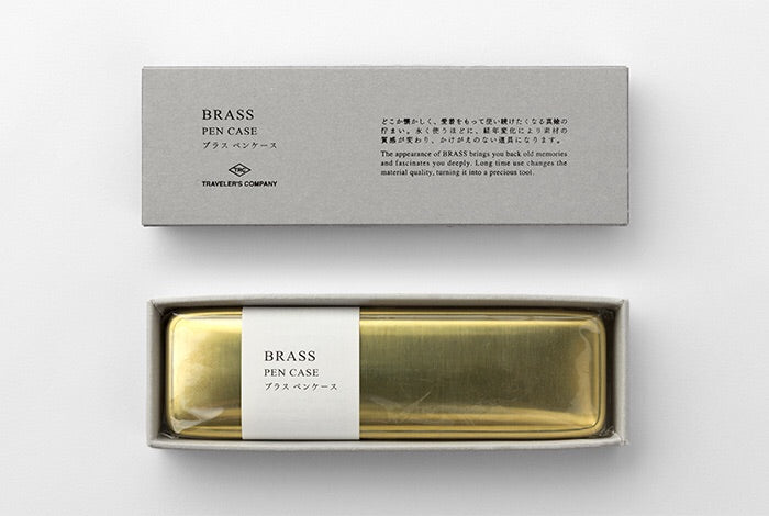 Traveler's Brass Pen Case